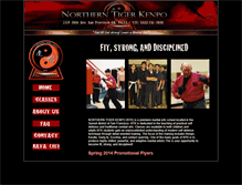 Tablet Screenshot of northerntigerkenpo.com